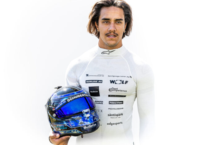 Lucas Ayrton Mauron Automobilrennfahrer Portrait